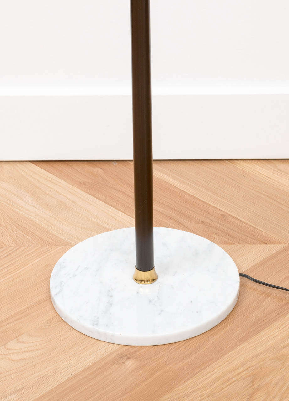 Italian Arredoluce Triennale Brass Floor Lamp
