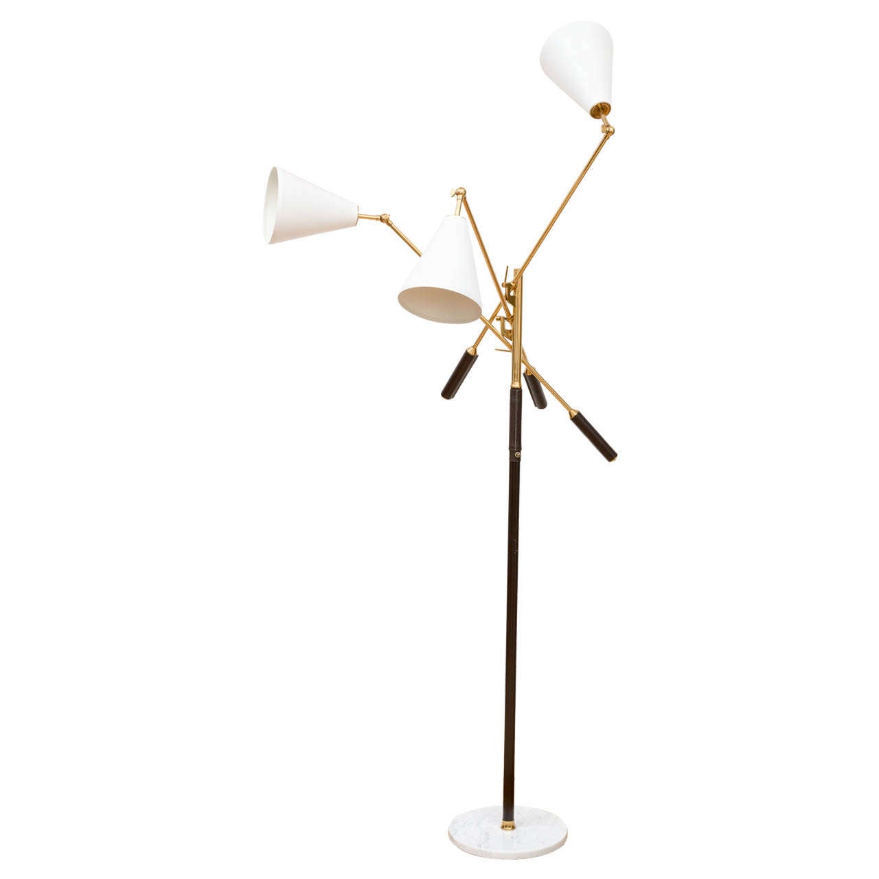 Arredoluce Triennale Brass Floor Lamp