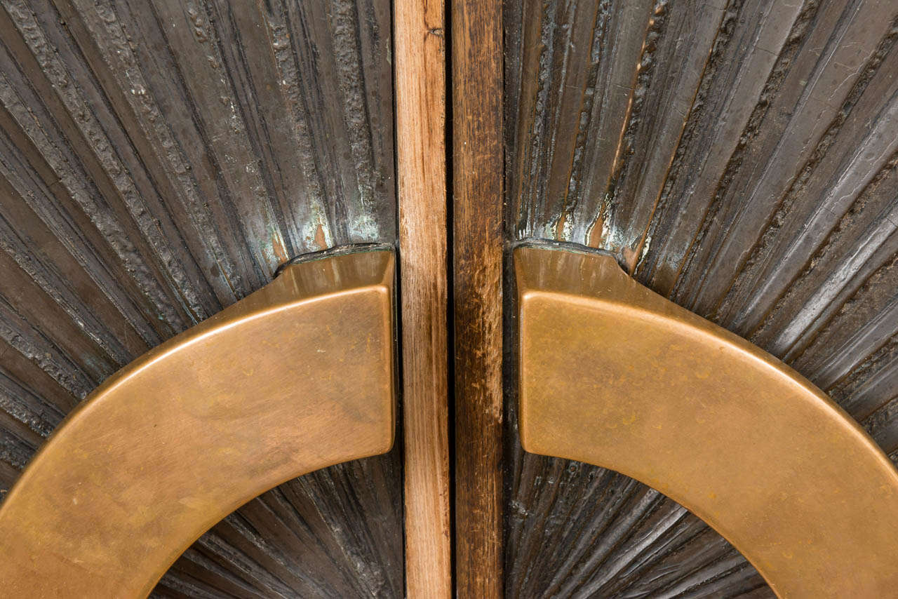 Forms+Surfaces Heroic Sunburst Double Doors at 1stDibs