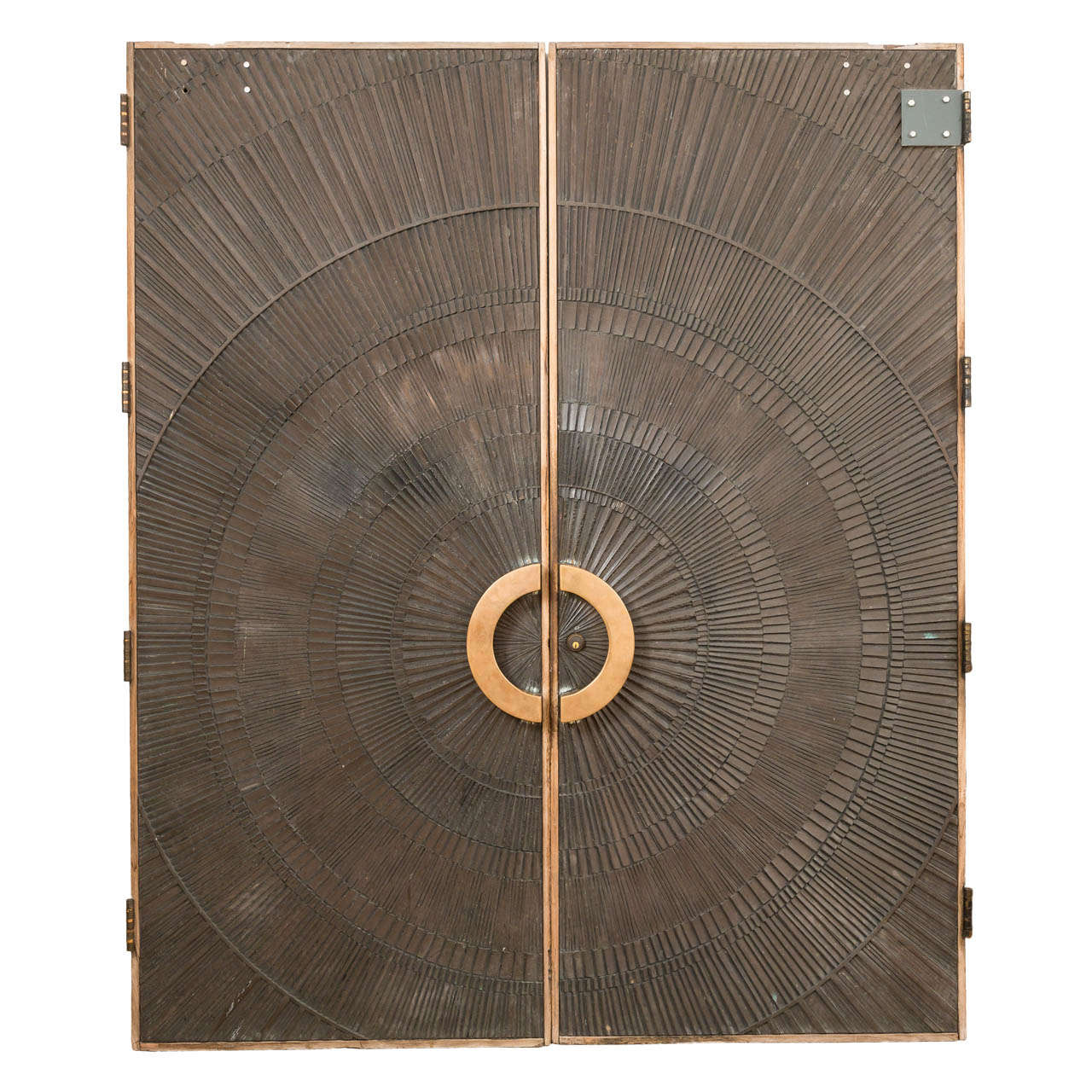 Forms+Surfaces Heroic Sunburst Double Doors at 1stDibs