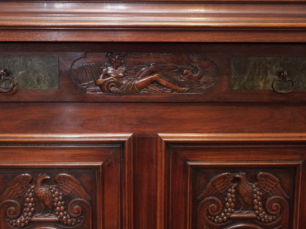 Antique 19th Century Carved Walnut Francois I Cabinet 5