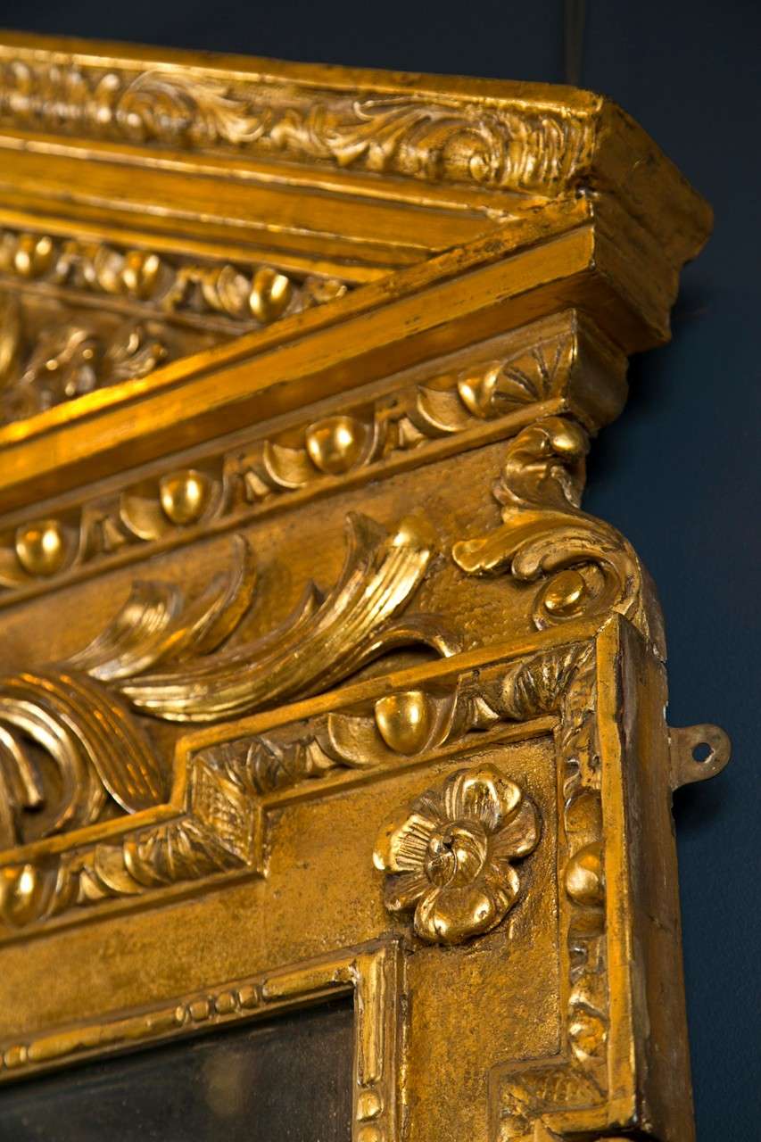 18th Century and Earlier George II Giltwood Mirror