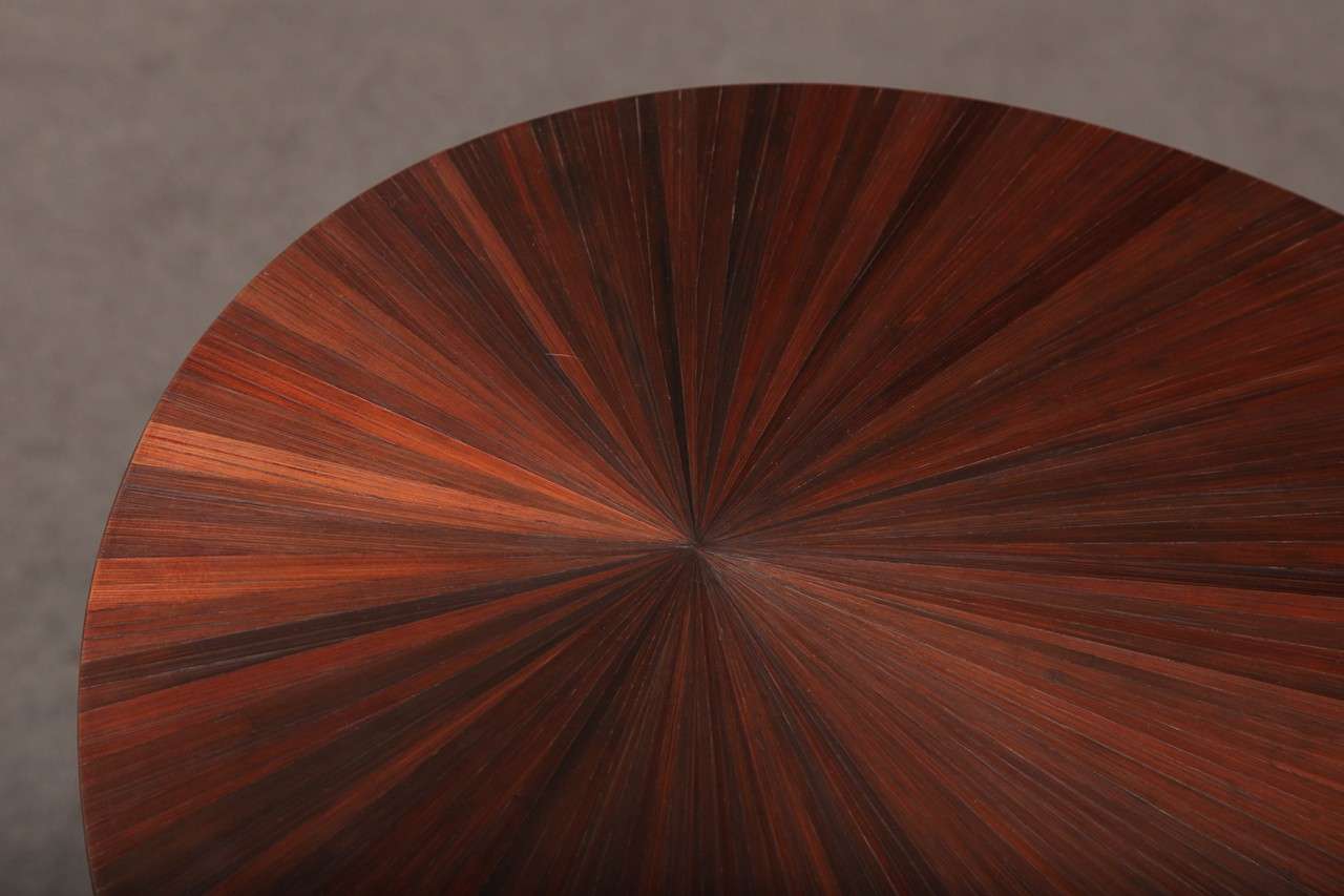 Contemporary Hervé van der Straeten, Guéridon Substance, Marquetry Side Table, France, 2006 For Sale