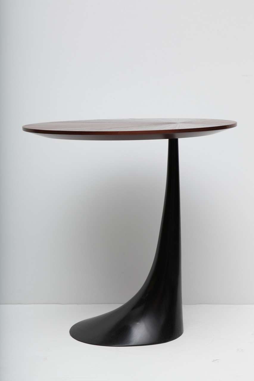 French Hervé van der Straeten, Guéridon Substance, Marquetry Side Table, France, 2006 For Sale