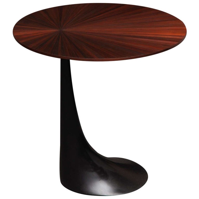 Hervé van der Straeten, Guéridon Substance, Marquetry Side Table, France, 2006 For Sale