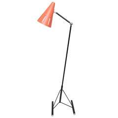 A 1950
s Articulated Floor Lamp signed Hala Zeist