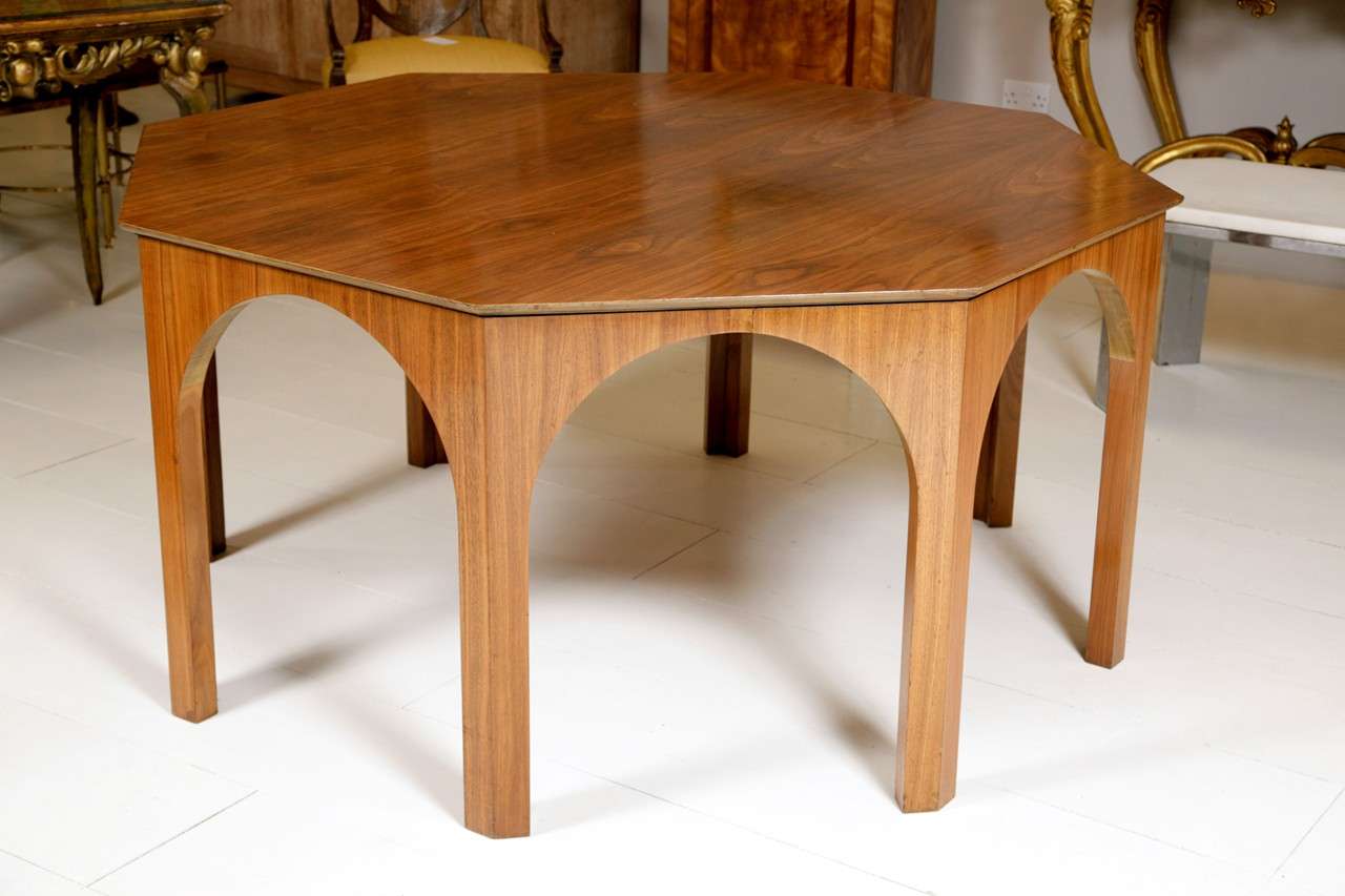 Octagonal Dining/ Centre Table by T H Robsjohn Gibbings In Excellent Condition In London, GB