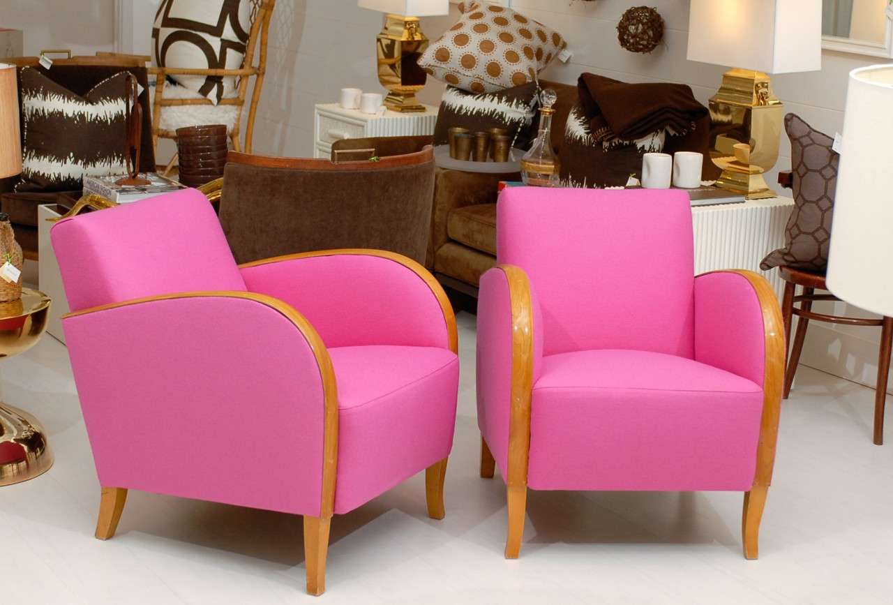 Hot Pink Deco Chairs 6