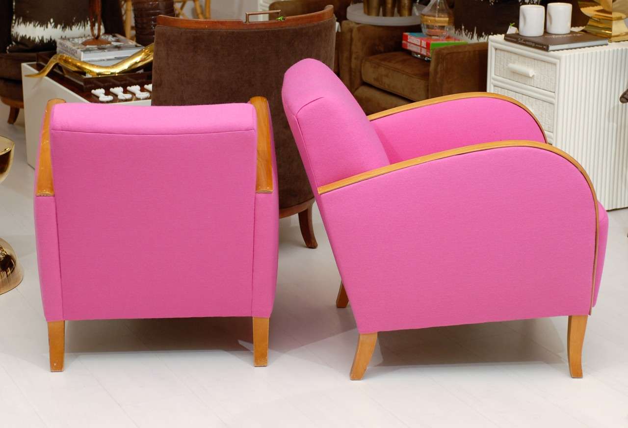 Hot Pink Deco Chairs 1