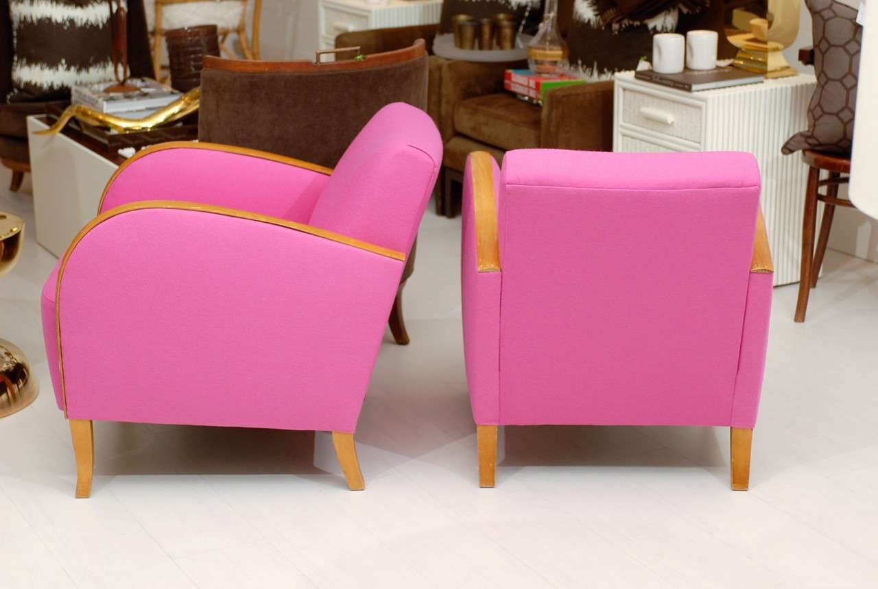 Hot Pink Deco Chairs 2