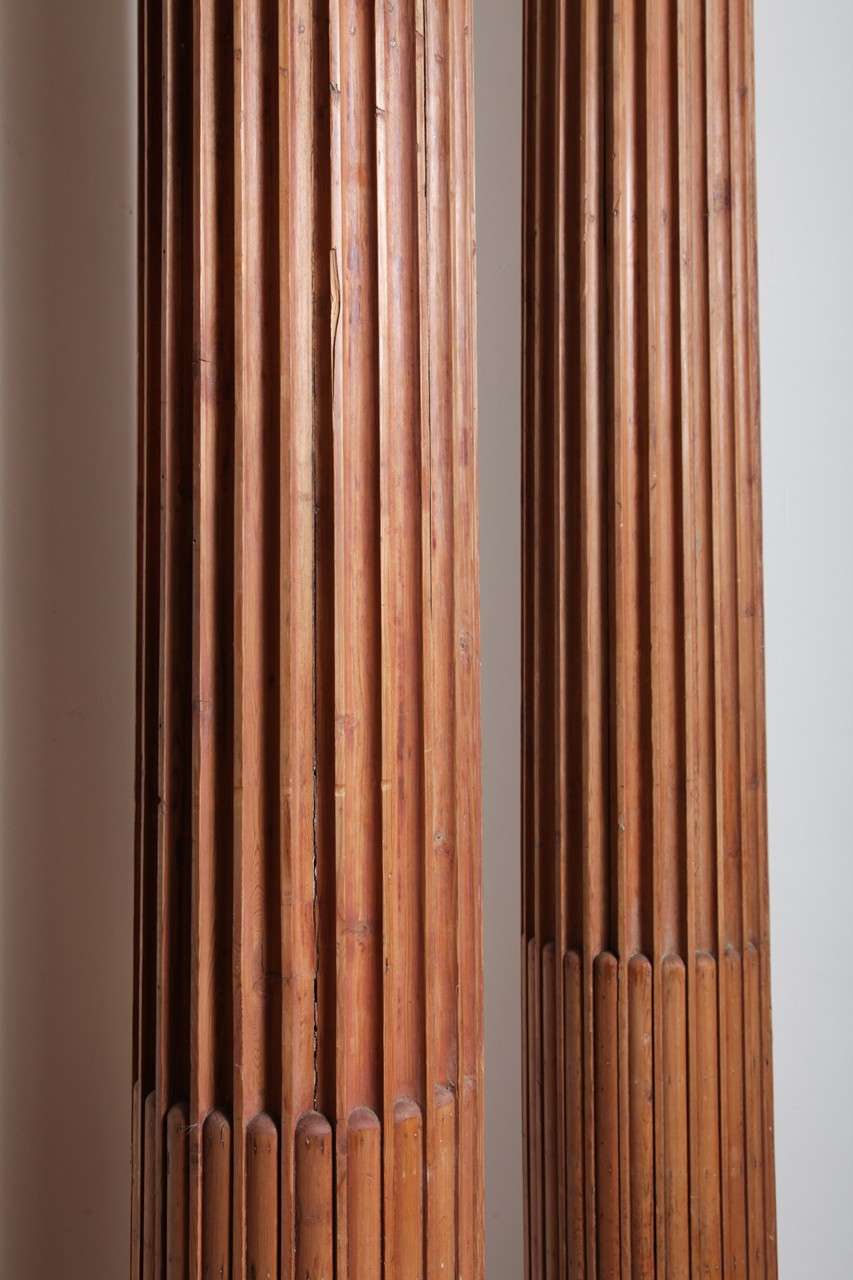 19th Century Four by Neoclassicism inspired columns For Sale