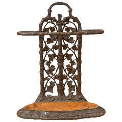 Victorian Cast Iron Umbrella Stand, Late 19th/Early 20th Century