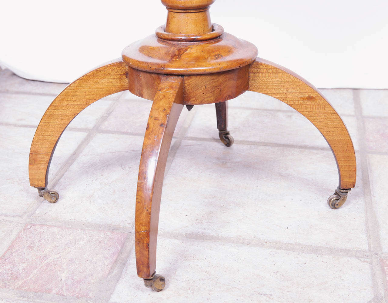 Wood Biedermeier Side Table