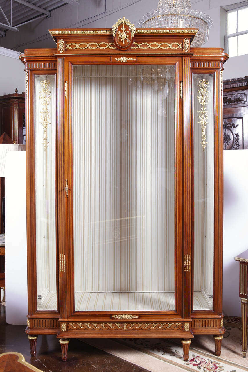 Gilt 19th c Vitrine by Francois Linke