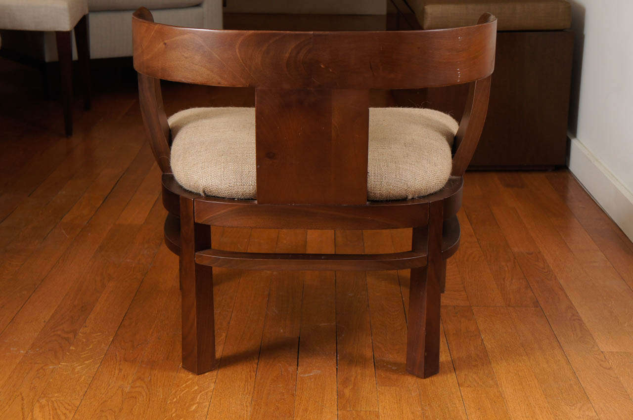 Late 20th Century Barrel Slipper Chair