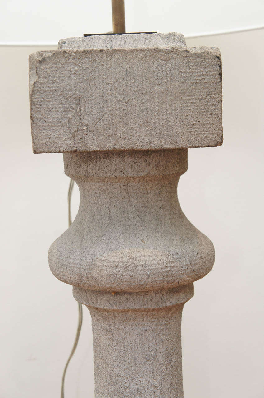Yorkshire Stone Column Lamp 1
