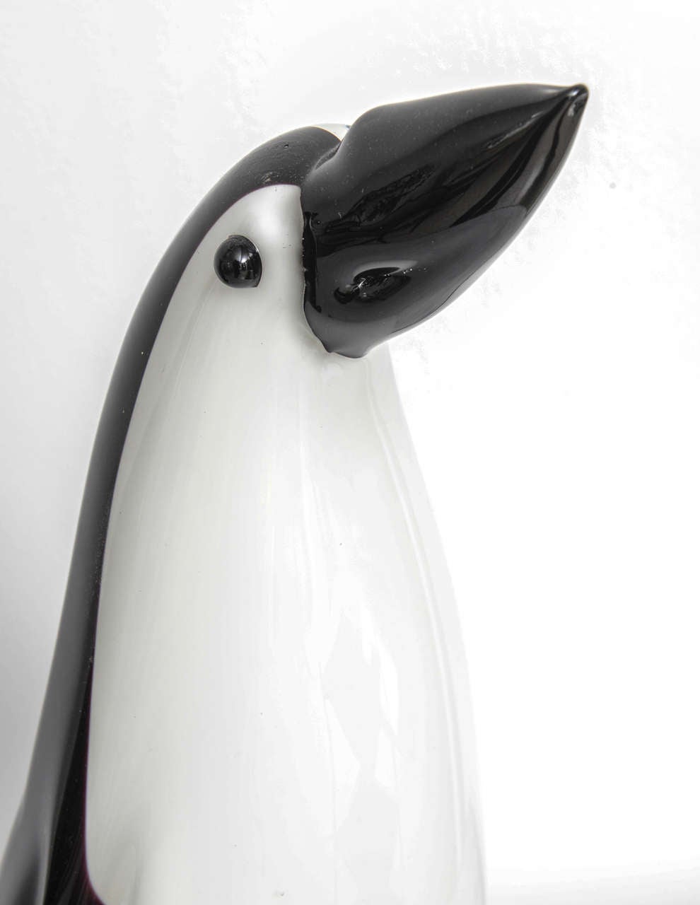 Paar „Cristalleria Stile D''Arte“ Murano-Glas-Pinguine im Stil (Unbekannt) im Angebot