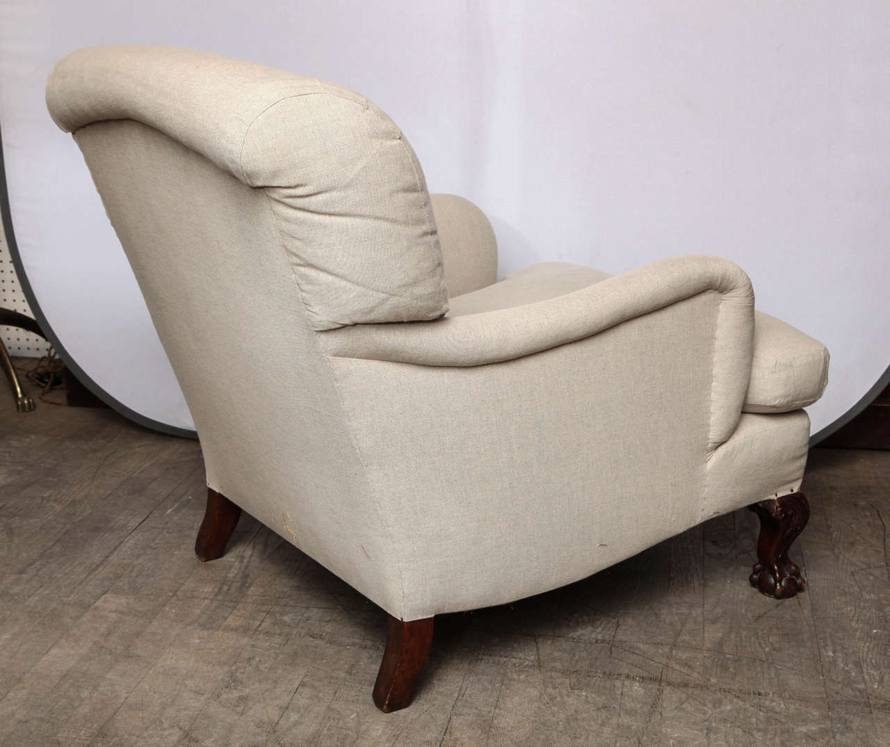 Howard Style Upholsetered Library Armchair 5