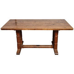 Antique Rustic "Cotswold" Style, Four-Plank Table