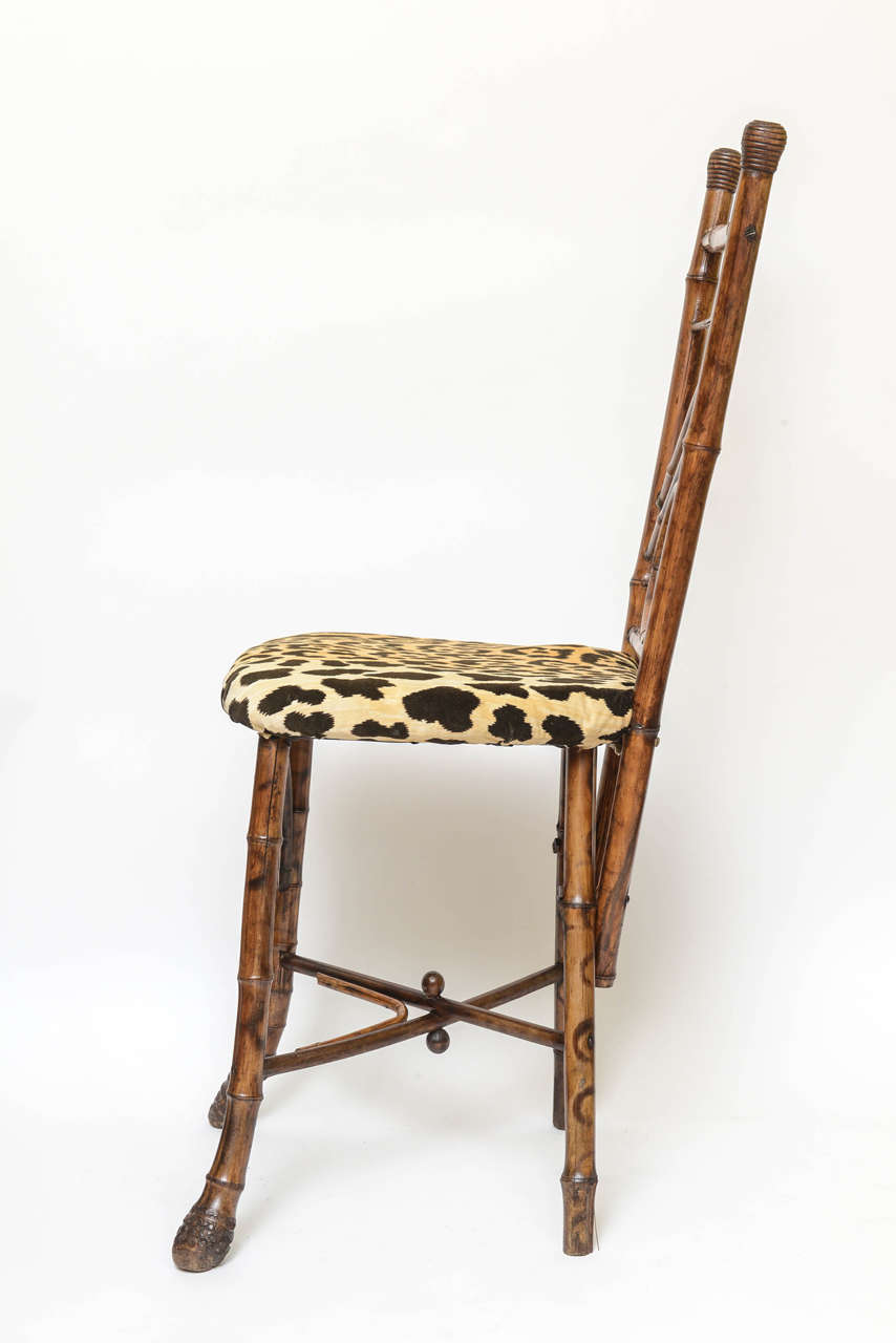 English 19th Century Ladies Bamboo Side Chair