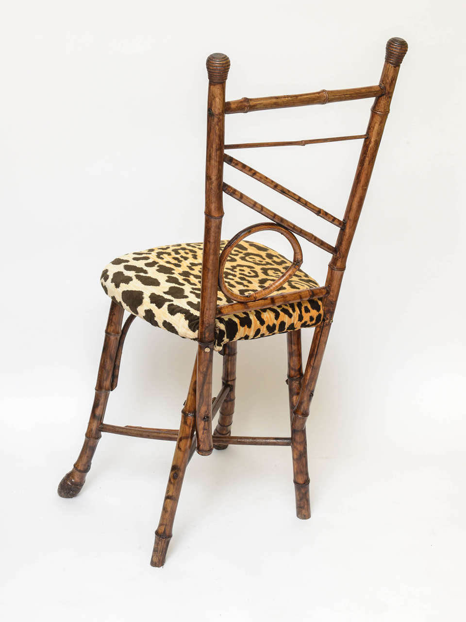 Burnished 19th Century Ladies Bamboo Side Chair