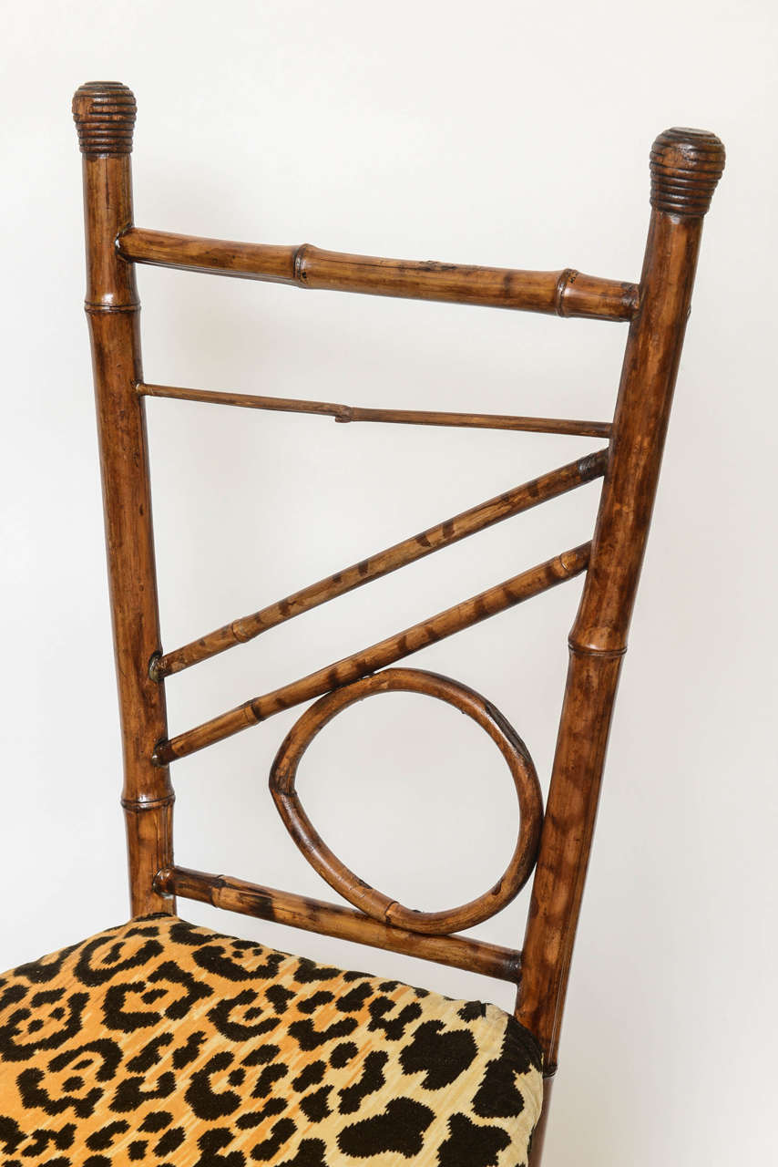 19th Century Ladies Bamboo Side Chair In Good Condition In West Palm Beach, FL