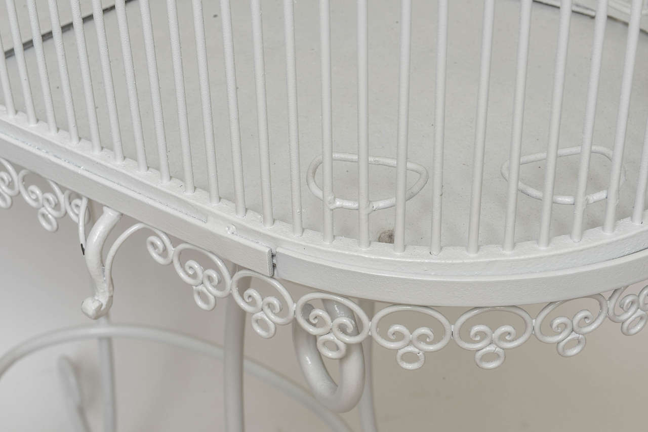 19th Century Elaborate French Birdcage on Stand 3