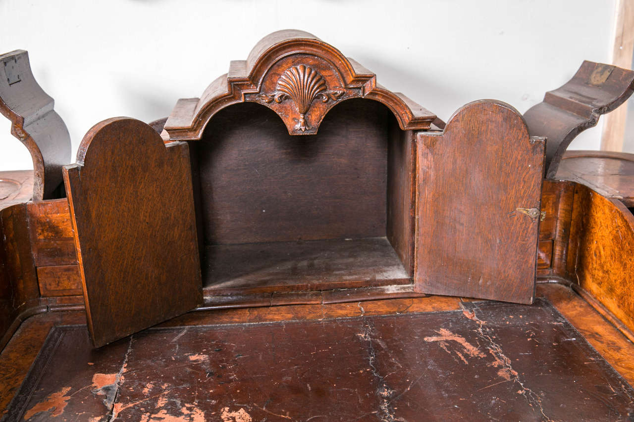 Hand-Carved Outstanding Antique Italian Desk For Sale