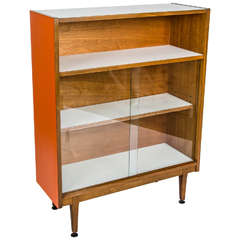 Nathan Glass-Front Bookcase