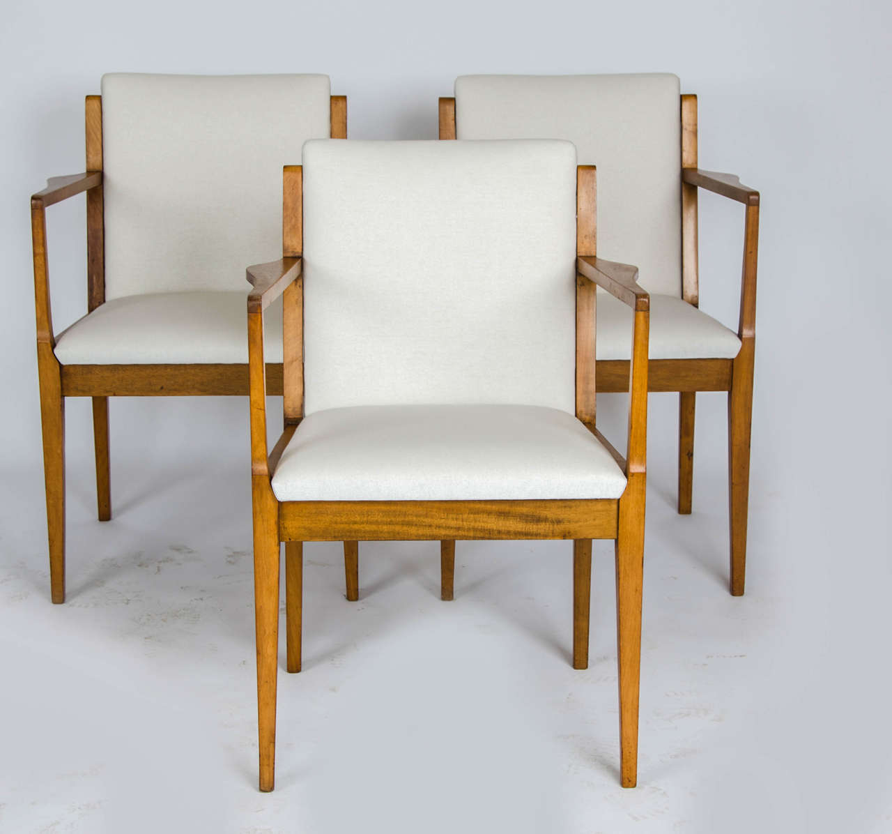 A Heals of Tottenham Court Road teak dining table and six matching carver chairs. This set matches the Heals sideboard, also available on the Reload storefront. All sourced from the same Leicestershire estate.
Table Dimensions: 166cm(L) x 100cm(W)