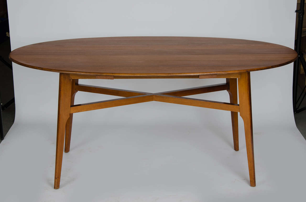 Heals of Tottenham Court Road Dining Table with Six Carver Chairs 1