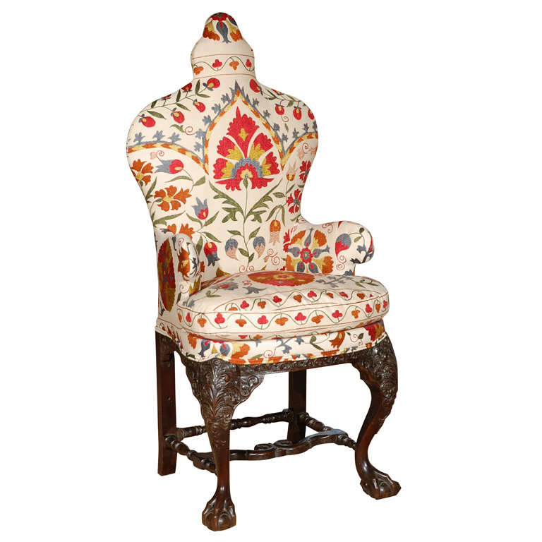 19th c. Anglo-Indian Chair