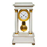 Antique French Neoclassical Mantle/ Portico Clock