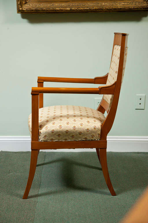 Sleek Biedermeier Fauteuils