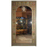 Mirror With Lattice Frame