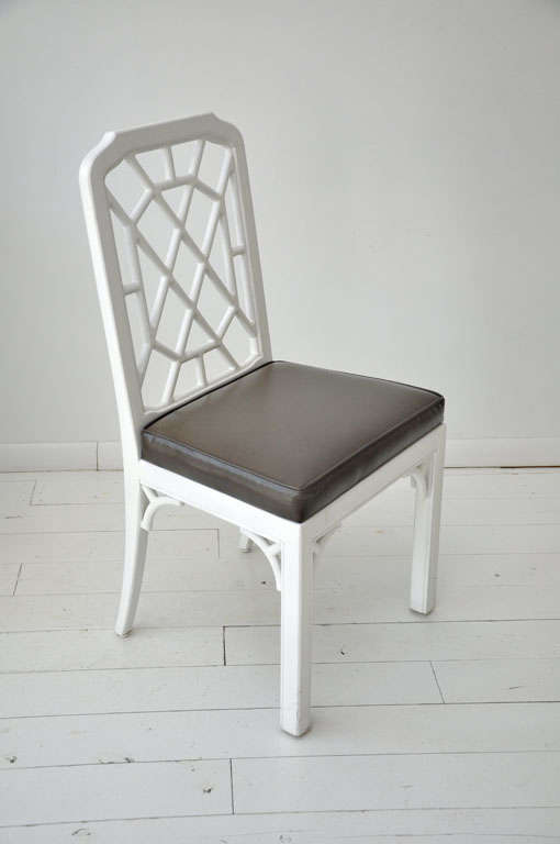 American Set of Chinese Chippendale Dining Chairs