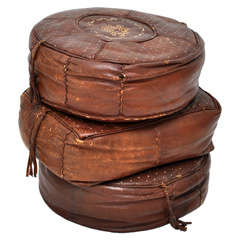 Moroccan Leather Cushions