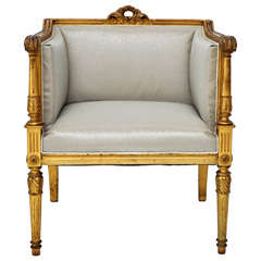 French Gilt Armchair