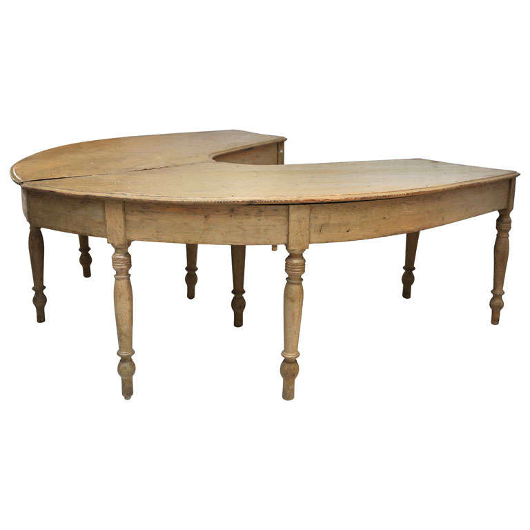 Italian Horseshoe Table For Sale at 1stDibs horseshoe table used