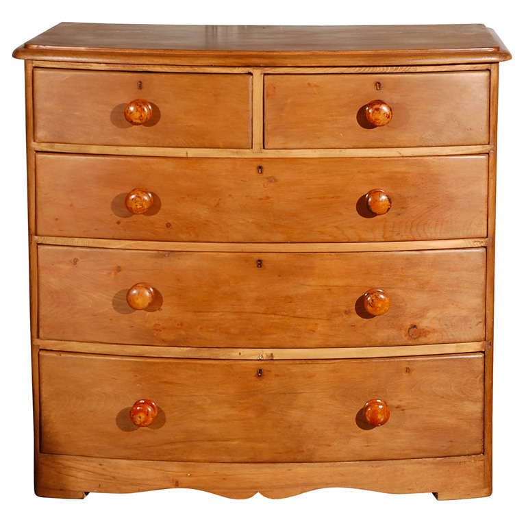 Antique Bowfront Chest of Drawers