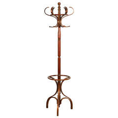 Vintage 1930's Bentwood Hat and Coat Stand