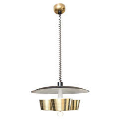 A 1950's Modernist Ceiling Fixture by Gerald Thurston