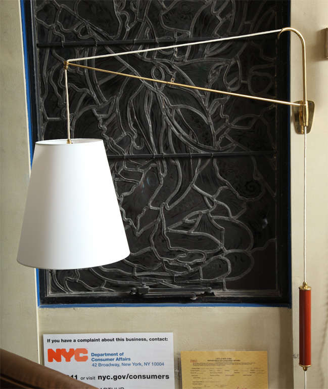 An Elegant 1950's Austrian Articulated Wall Sconce