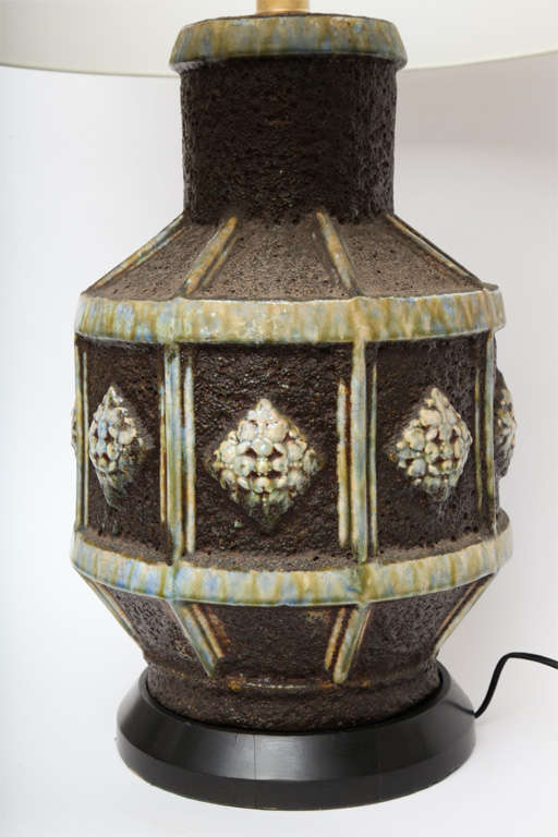 Pair of 1950s Italian Ceramic Table Lamps 4