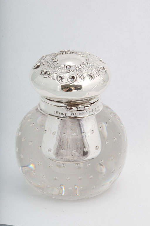 Sterling silver-mounted, 