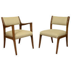 Mid Century Set of Six Harvey Probber Dining Chairs