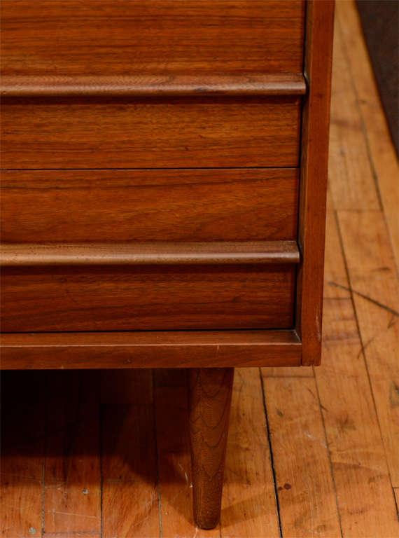 mid century 5 drawer chest