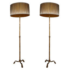 Great Pair of Floor Lamps by Maison Ramsay