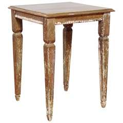 Small Italian Gilded Side Table