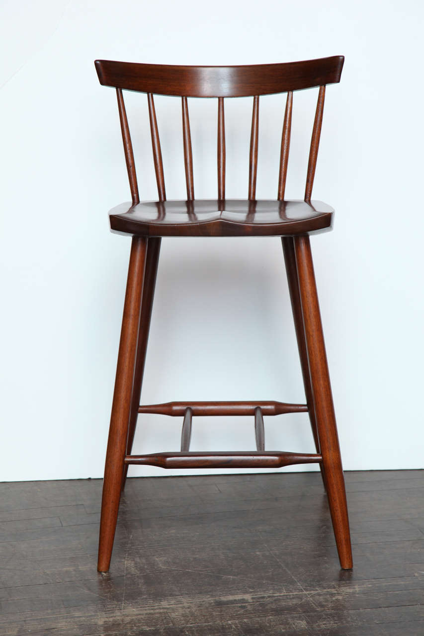 george nakashima mira four-legged high chair